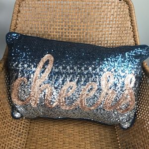 Sequin Holiday Pillow